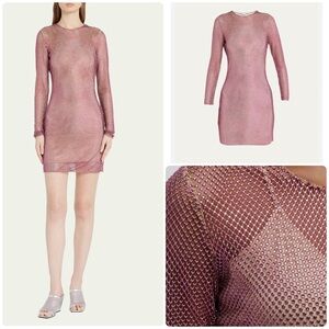 New STELLA MCCARTNEY Crystal Embellished Fishnet Dress